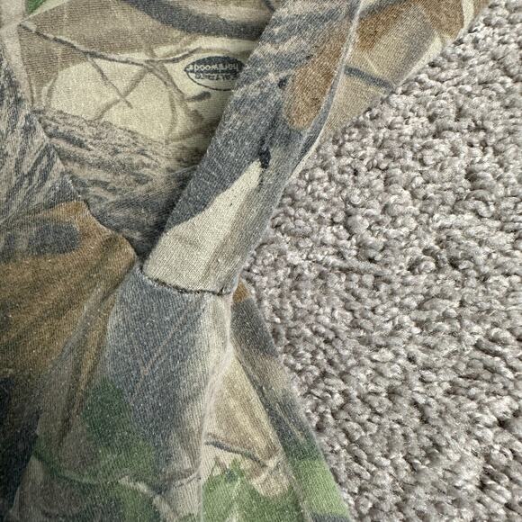 VINTAGE 90s Realtree Hardwood Camo Shirt Mens XXL 2XL Brown Camouflage Hunting - Picture 9 of 14